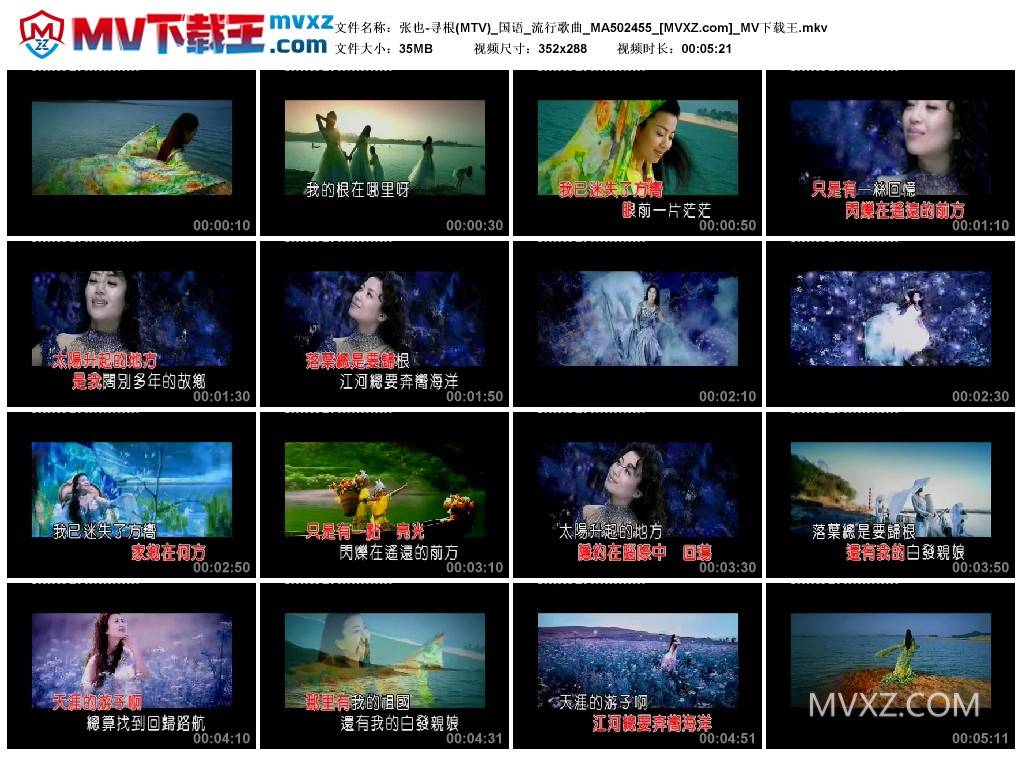 张也-寻根(MTV)_国语_流行歌曲_MA502455